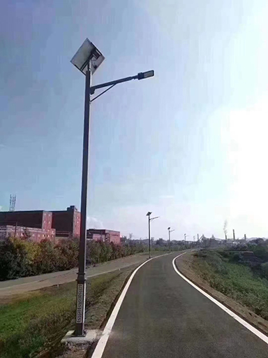 甘肅定西：太陽能路燈亮進家！漂亮三源“靚”起來了